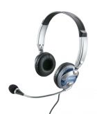 Headset profissional azul prata P2 multilaser - Ph026