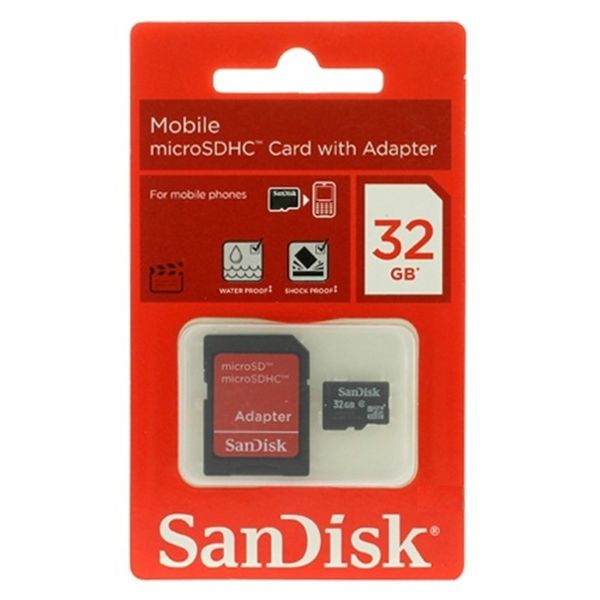 Cartão MicroSD SanDisk 32GB